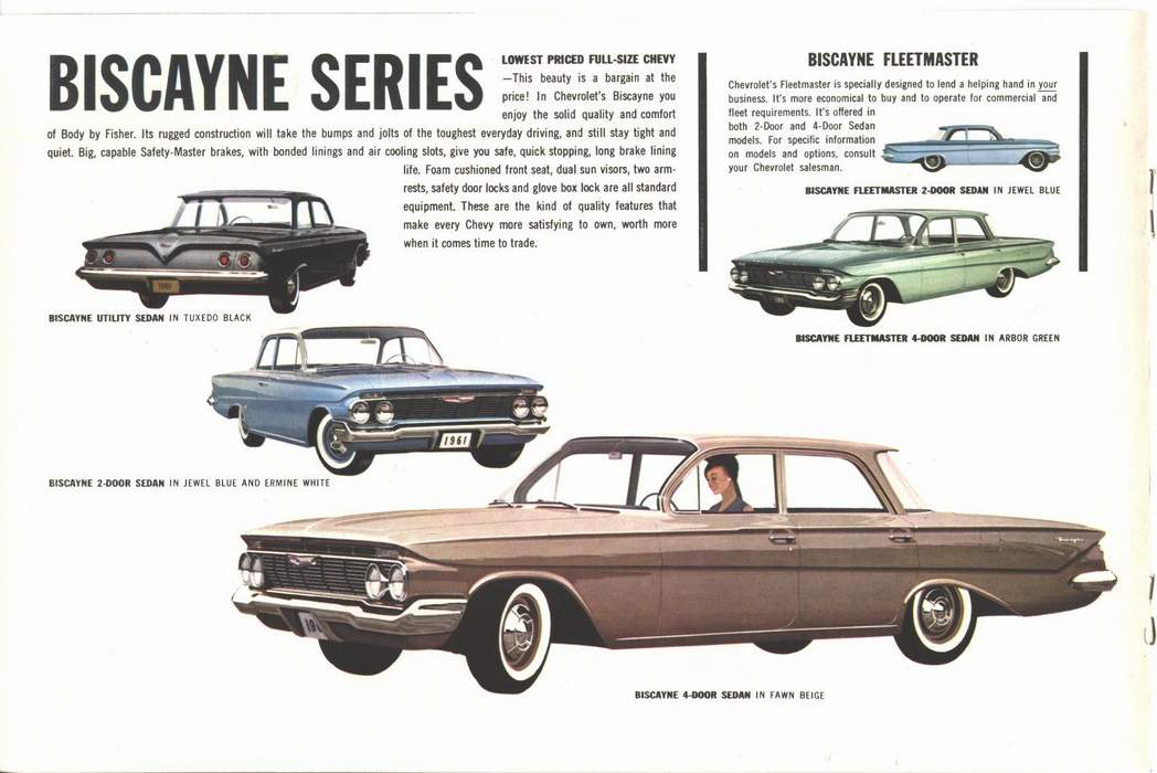 1961 Chevrolet Brochure Page 9